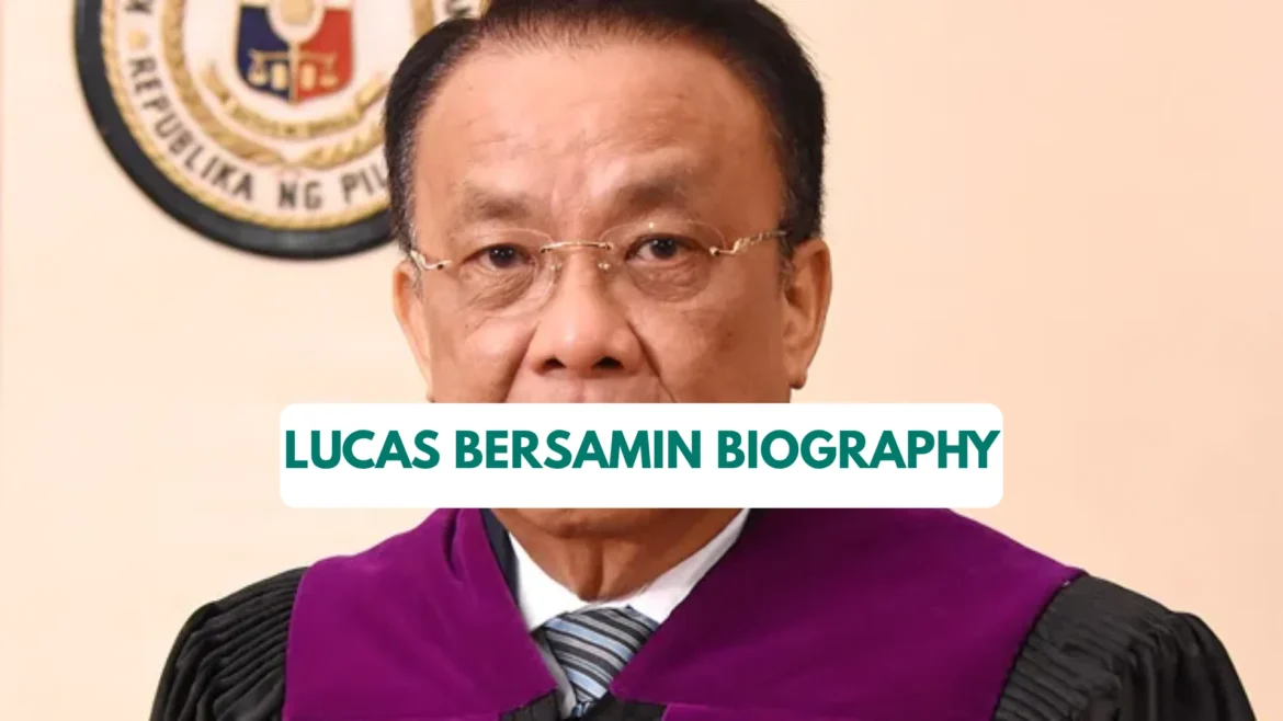 Lucas Bersamin Biography: Politics, Education, Awards, Wife, Age & Net Worth