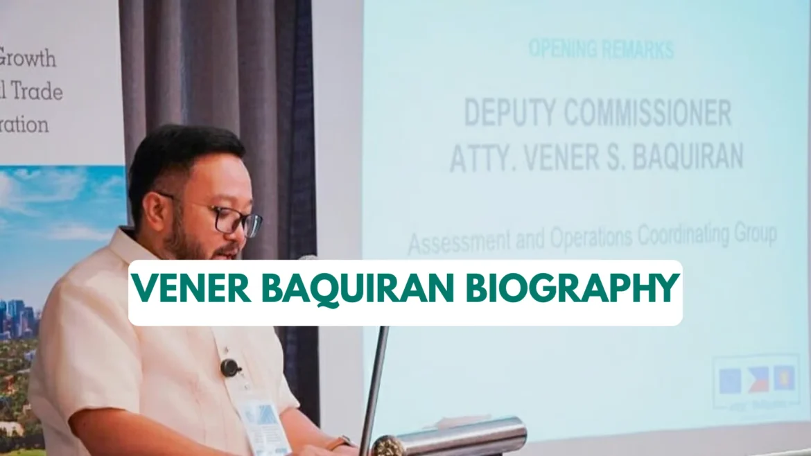 Vener Baquiran Biography: Net Worth, Age, Family, Tribe, Religion, Wiki